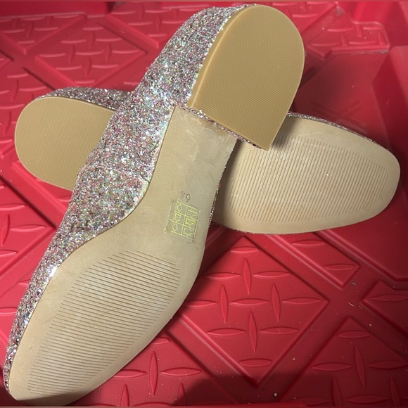 Madewell Delilah Mary Jane In Glitter Pink Sparkle Shoes Size 6.5 NEW - Picture 10 of 10